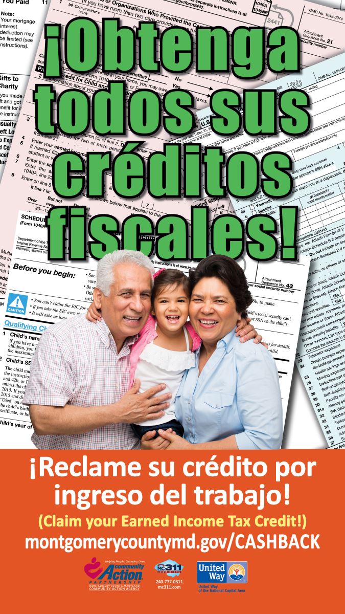 Get All your tax credits sign_Spanish